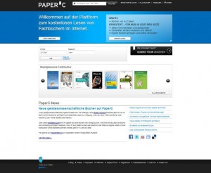 PaperC - Internetseite